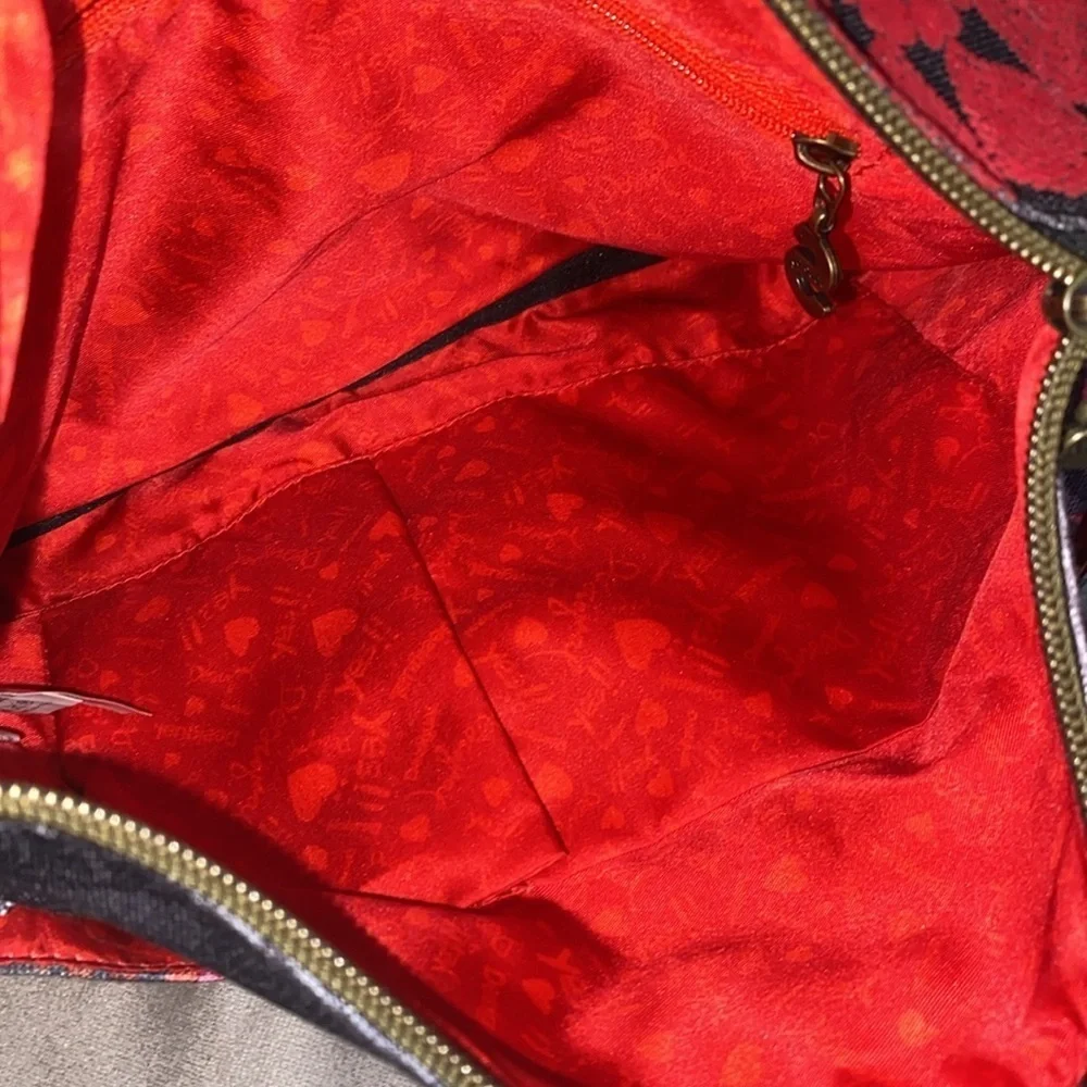 Desigual Multicolor Crossbody Bag with Red and Black Accents